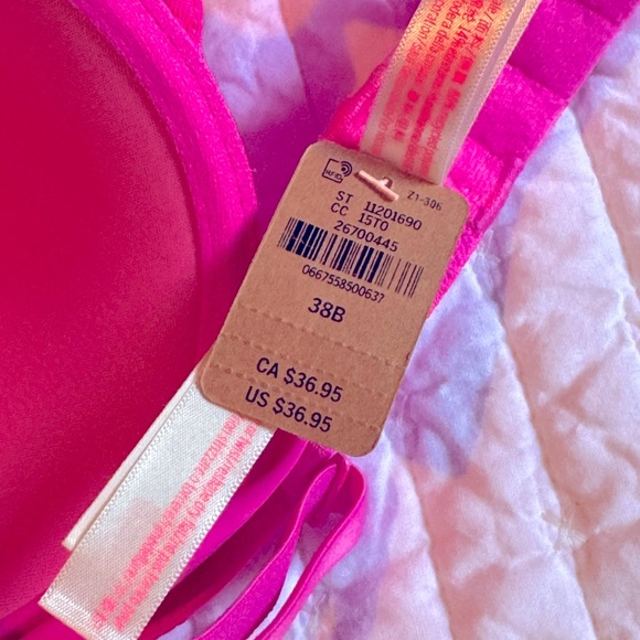 **NEW PiNK Victoria’s Secret Push Up Bra 38B Women's - Picture 3 of 5